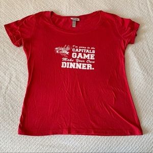 EUC Washington Capitals tee